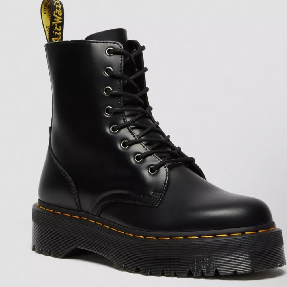 Jadon boot smooth leather platforms
